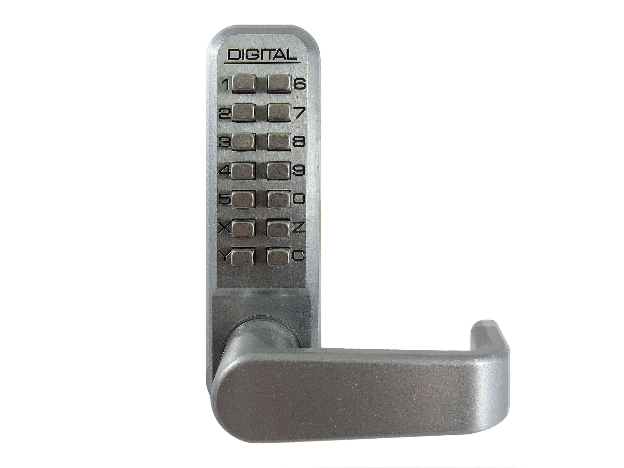 Lockey 2985DC Double-Keypad Narrow-Stile Passage Latchbolt Keypad Lock